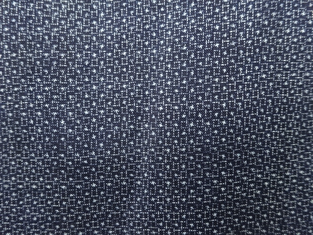 アンティーク　本場正藍泥染大島紬男物着物